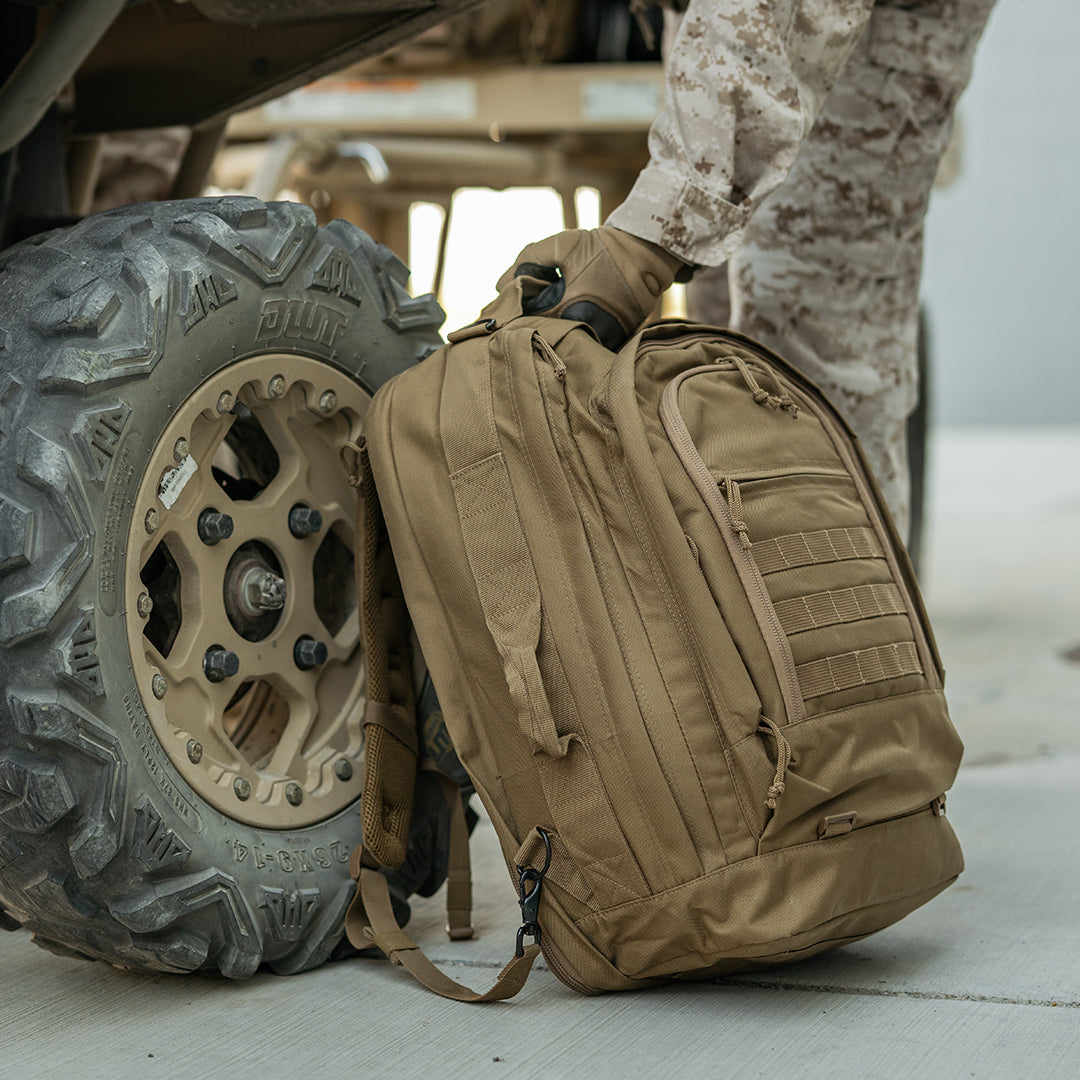 Thin Air Gear tactical travel bag designed for military travel and field operations