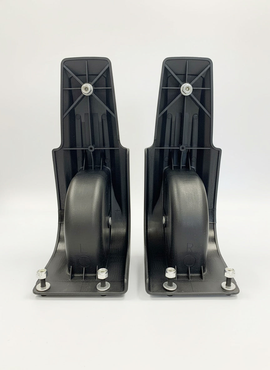 Thin Air Gear replacement wheel set for deployment bags with left and right replacement wheels